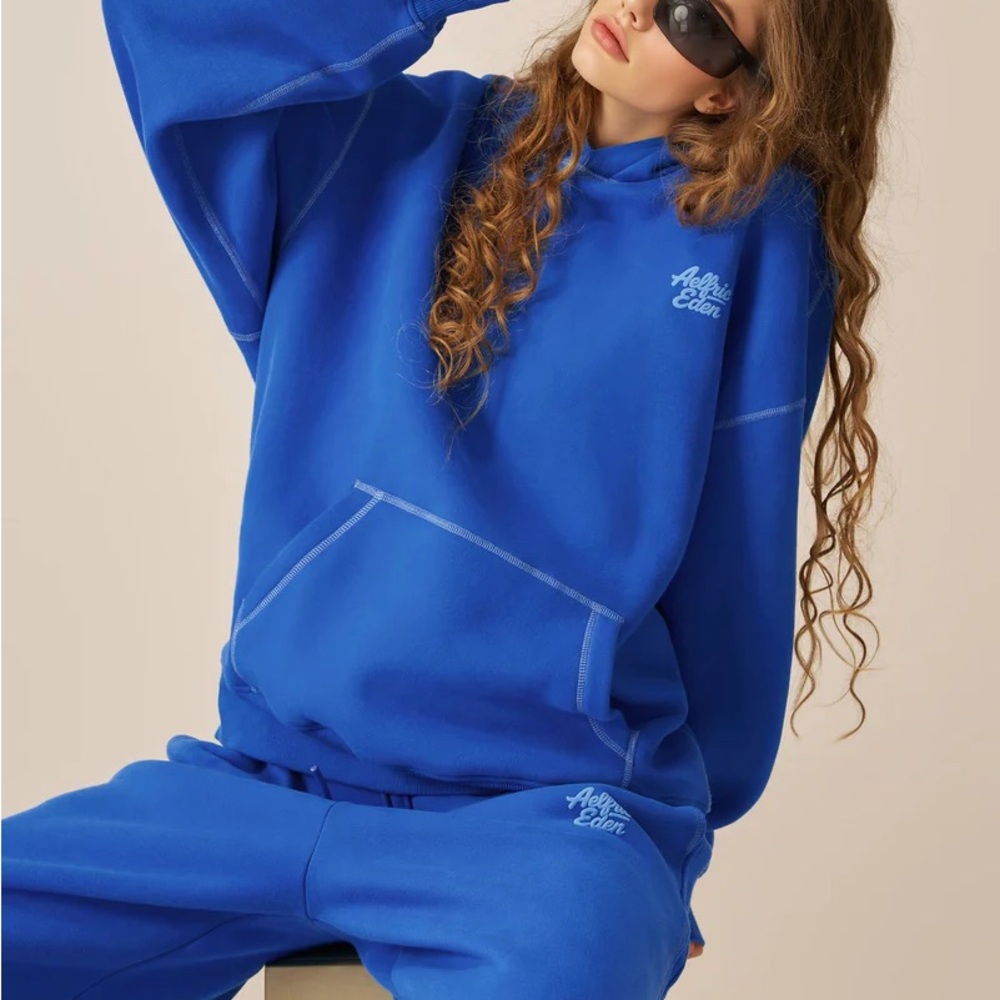 Aelfric Eden Blue Track Pants & Joggers